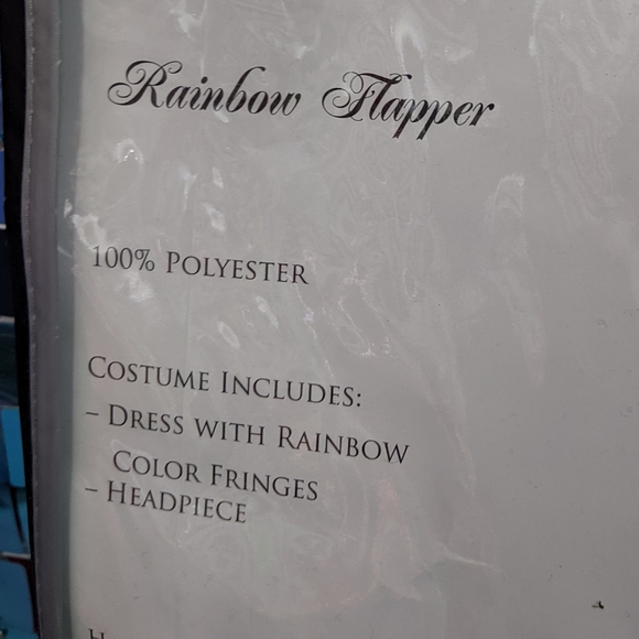 Rainbow Flapper costume - Picture 3 of 3